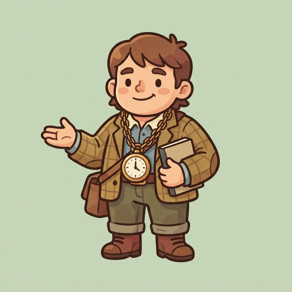 ChronoQuest mascot encouraging
