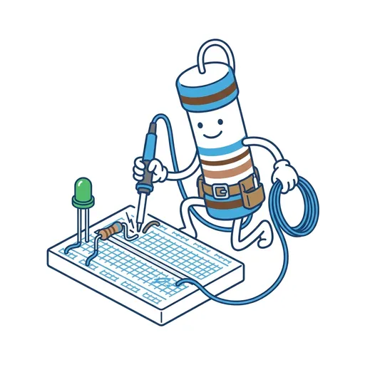 CircuitForge mascot demonstrating