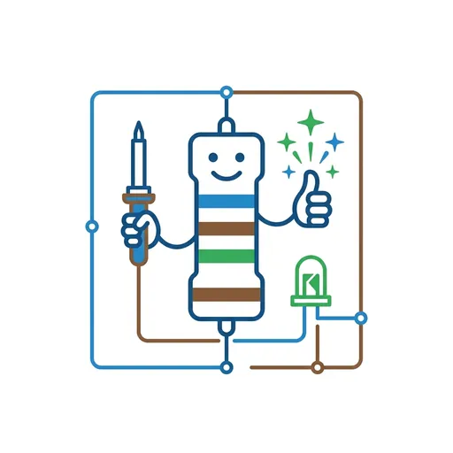 CircuitForge mascot praising