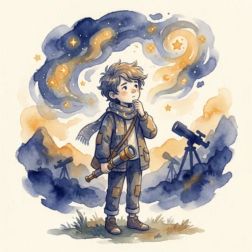CosmosForge mascot thinking