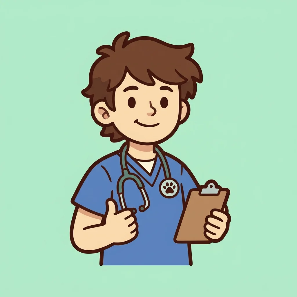 CreatureCare mascot encouraging