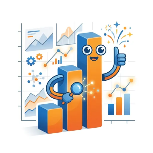 DataForge mascot praising