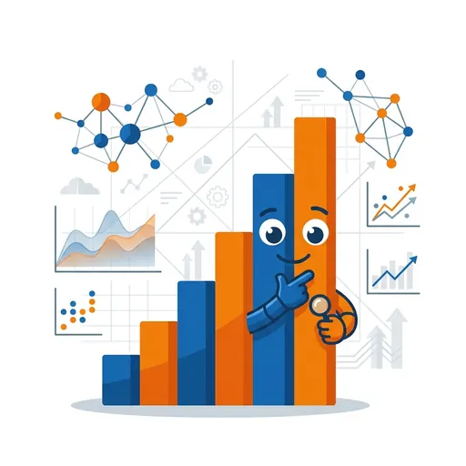 DataForge mascot thinking