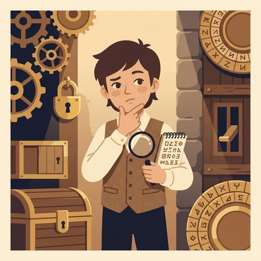EscapeForge mascot thinking