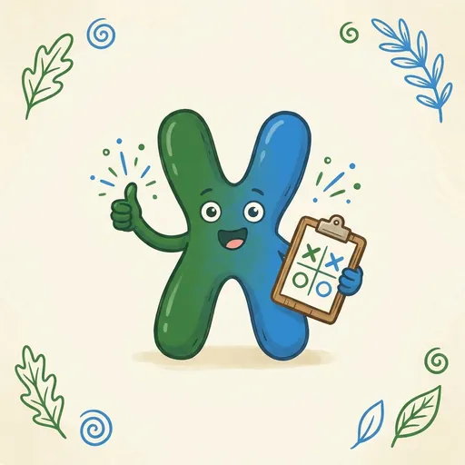 GeneForge mascot praising