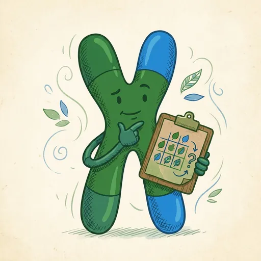 GeneForge mascot thinking