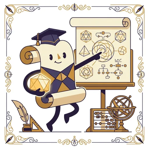MathLore mascot demonstrating