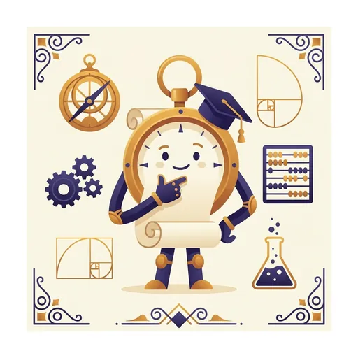 MathLore mascot thinking