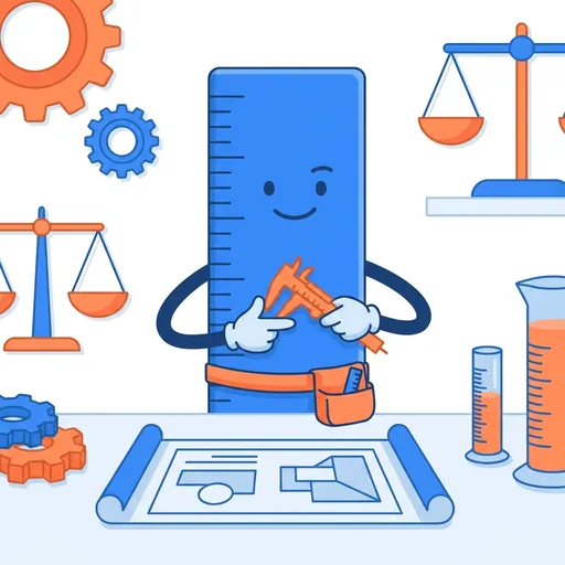 MeasureQuest mascot demonstrating
