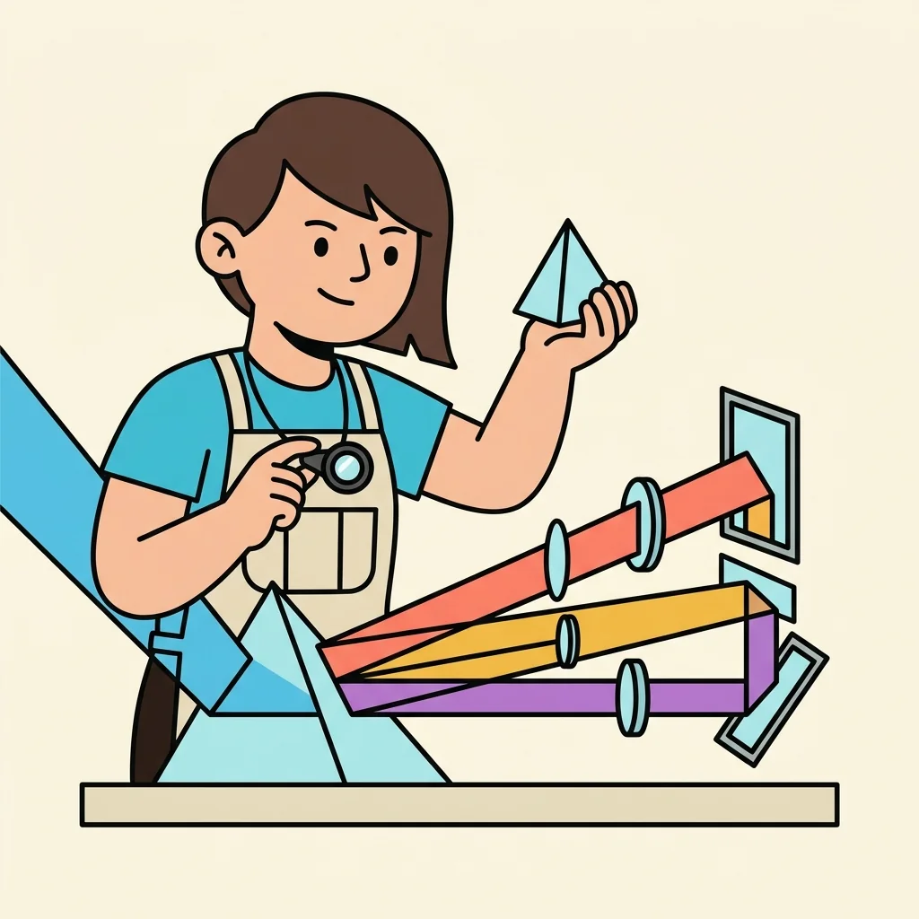 PrismForge mascot demonstrating
