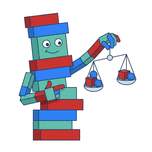 RatioRealm mascot demonstrating