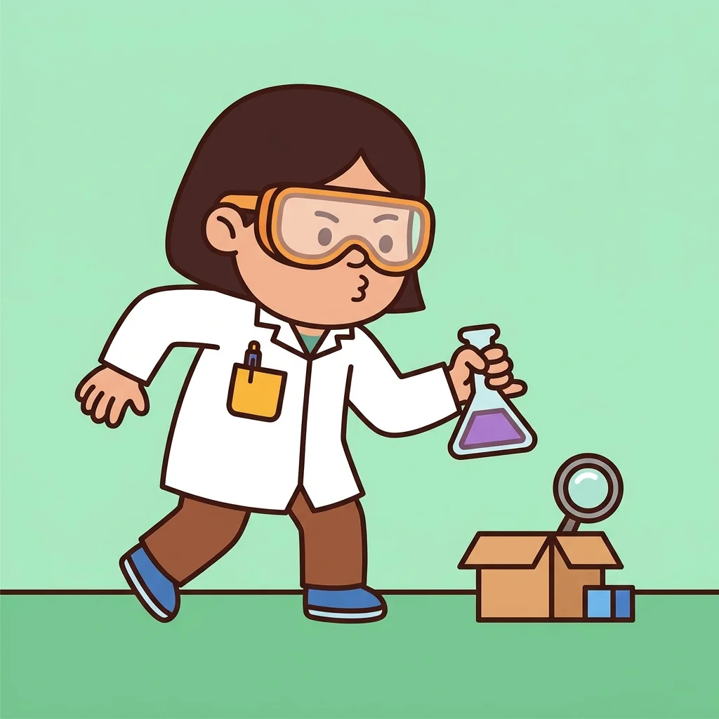 SaffronLab mascot demonstrating