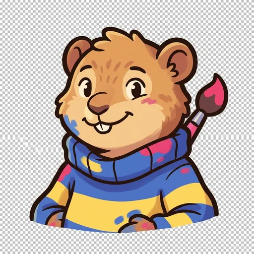 Dab portrait