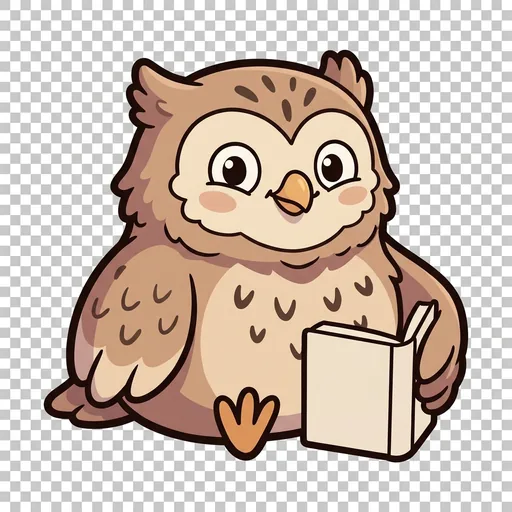 Open-ended Owl portrait