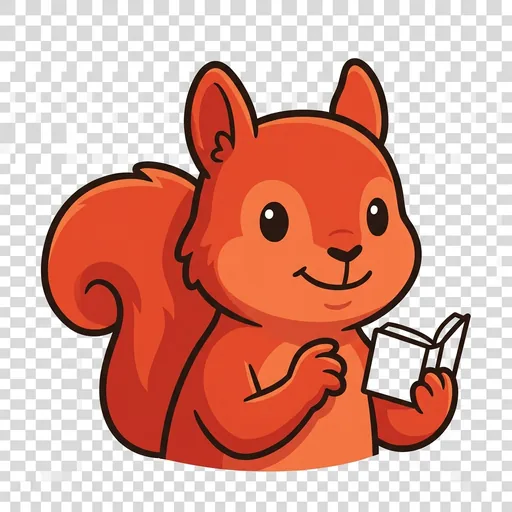 Sound-It-Out Squirrel portrait
