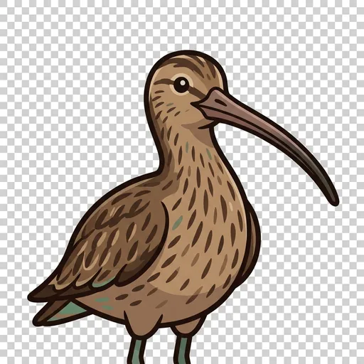 Curlew portrait