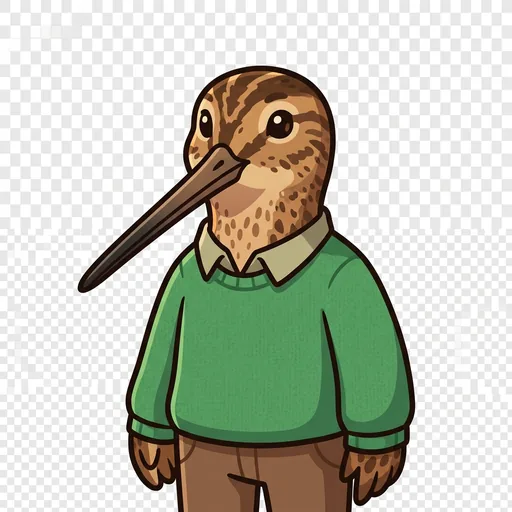 Snipe portrait
