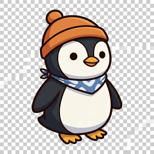 Pace the Penguin portrait