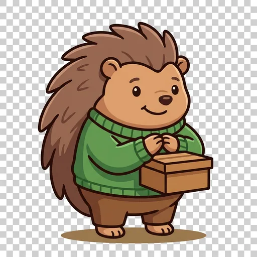 Profit the Porcupine portrait