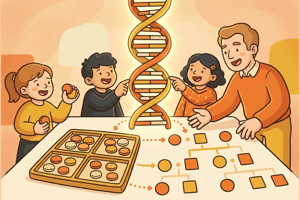 TraitForge — a bright genetics world of DNA and heredity